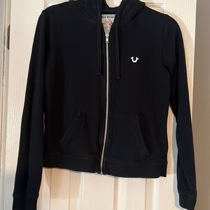 Black true religion zip up